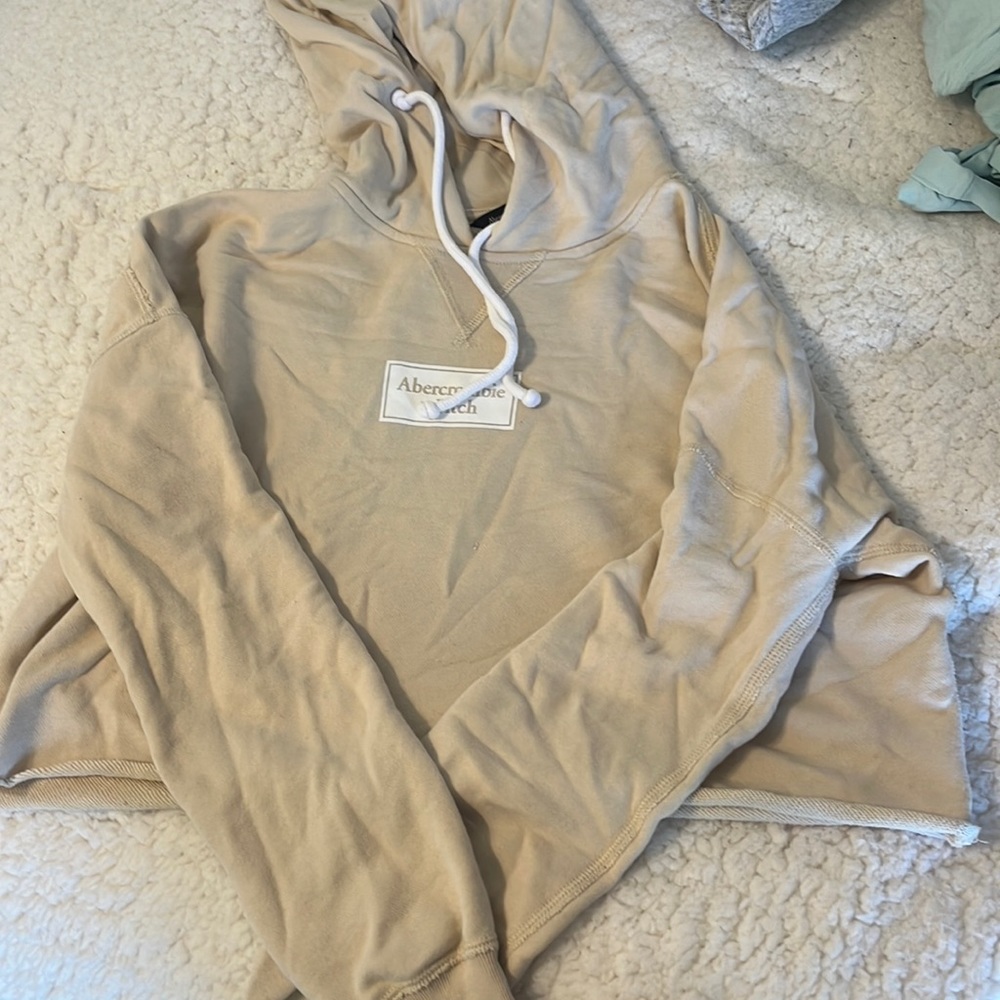 abercrombie cropped hoodie